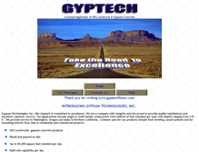 Tablet Screenshot of gyptechfloors.com